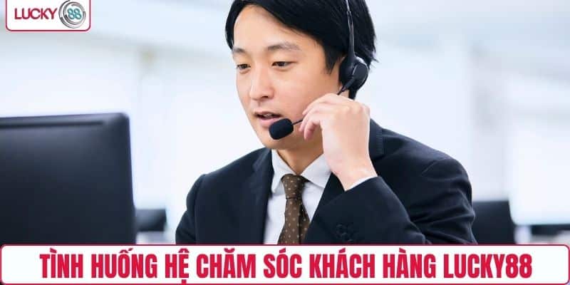 Tình huống hệ chăm sóc khách hàng LUCKY88